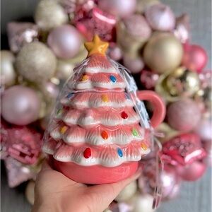 LAST FEW✨NEW💖Mr Christmas Pink Christmas Tree Holiday Mug🎄